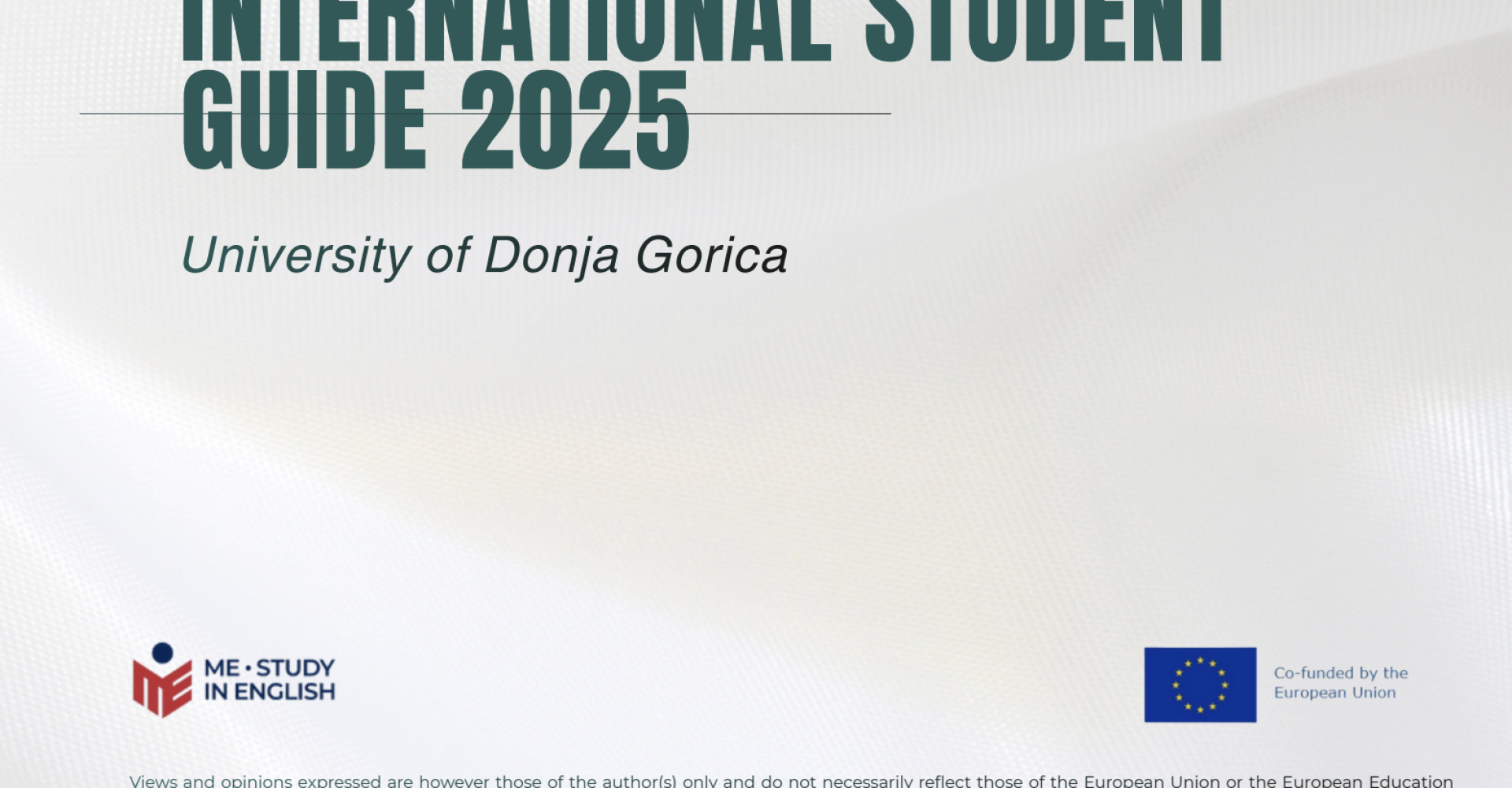 ME – Study in English Project: UDG Develops International Student and Staff Guide